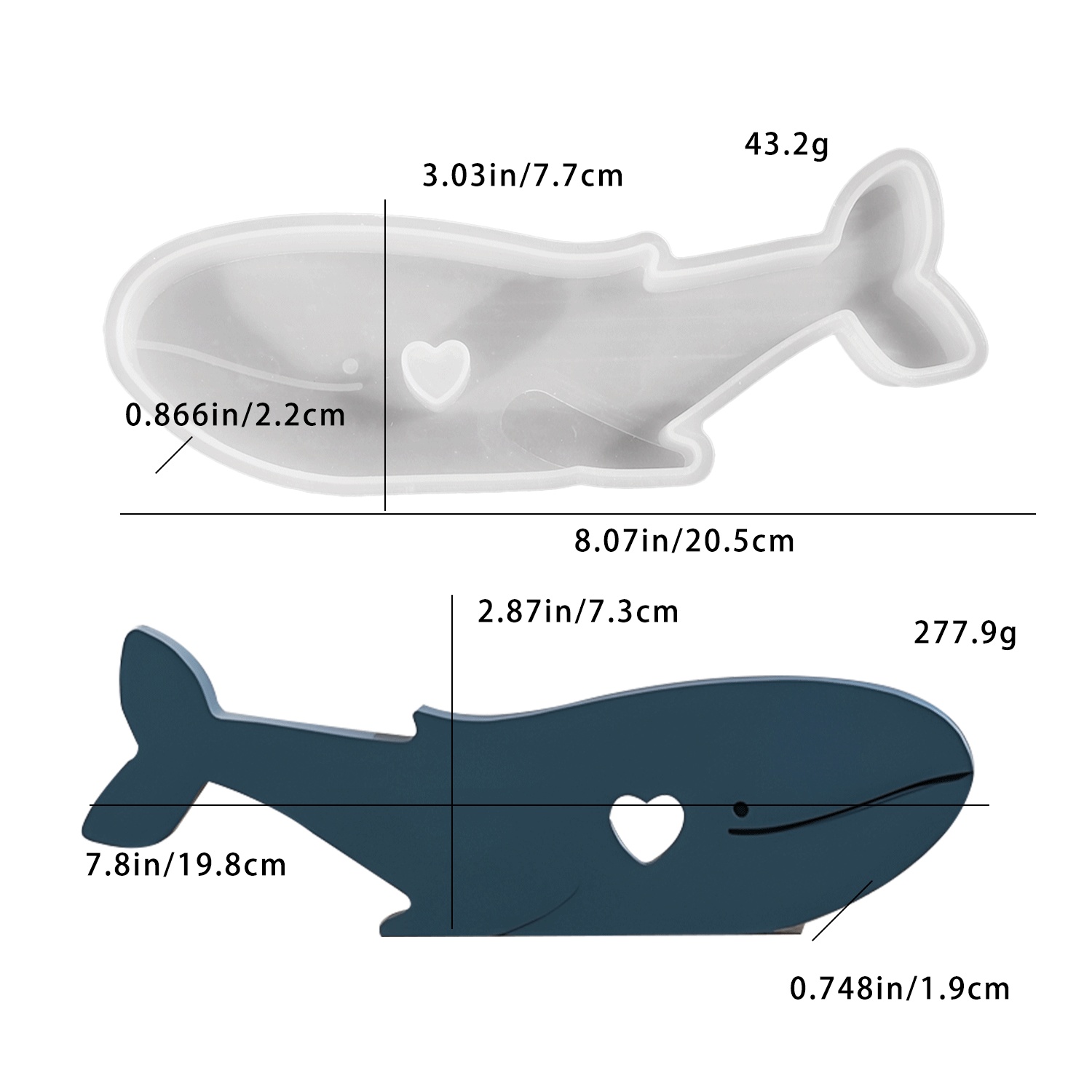 Candle Holder Supplies - Molde de silicone DIY para resina