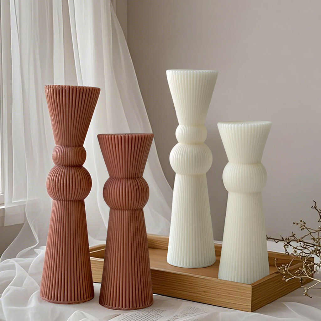 Candle Supplies Shop - Diy haste longa listrado pilar vela