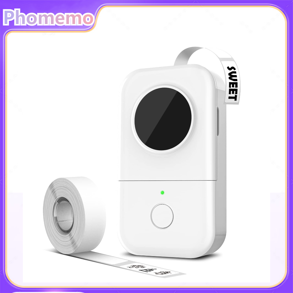 Sticker Label Template - Impressora Bluetooth sem fio portátil, Phomemo