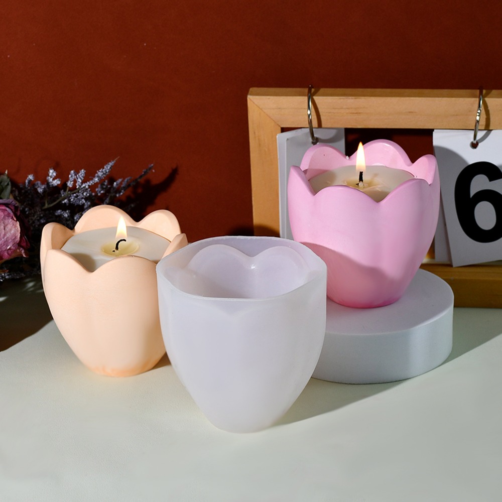 Suporte de vela de tulipa, mol - Candle Holder Supplies avaliação e preço
