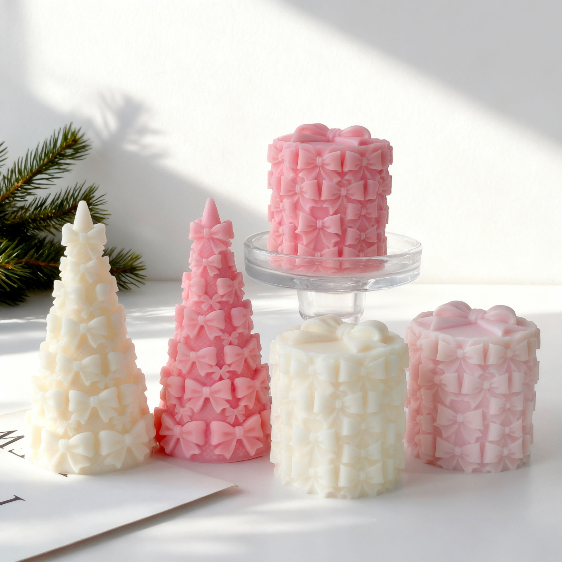 3d laço árvore de natal caixa  - Candle Supplies Shop avaliação e preço