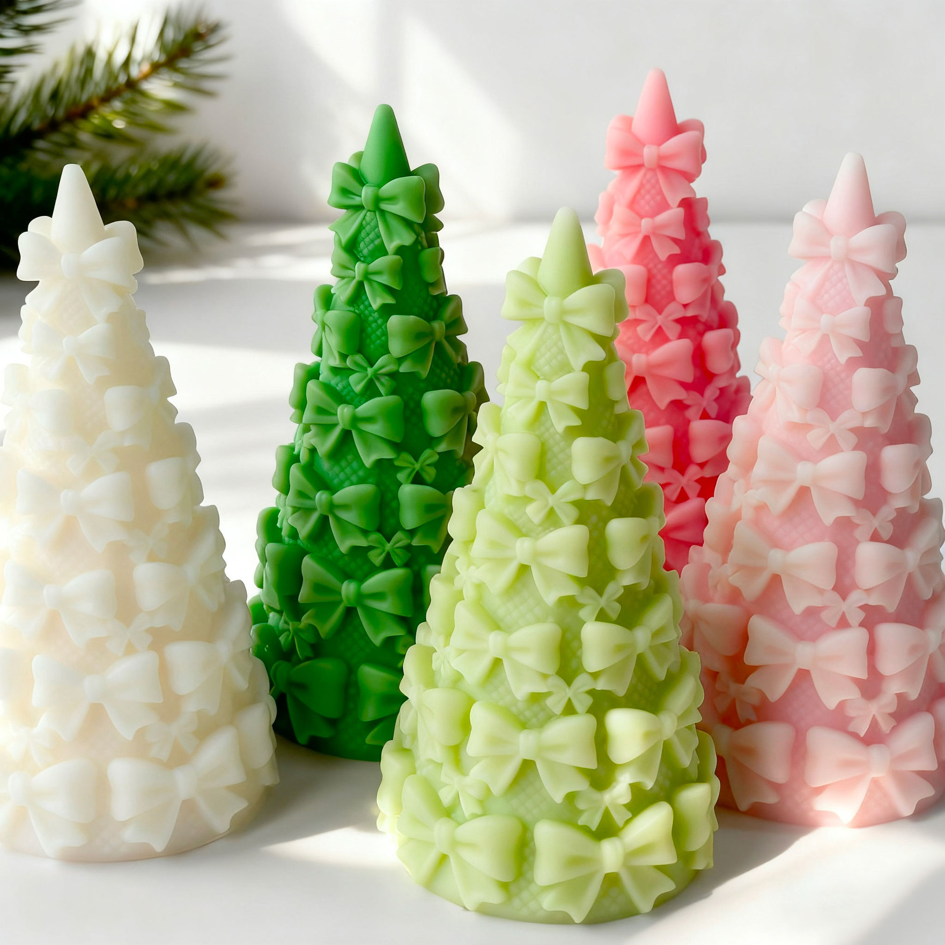 3d laço árvore de natal caixa  - Candle Supplies Shop avaliação e preço