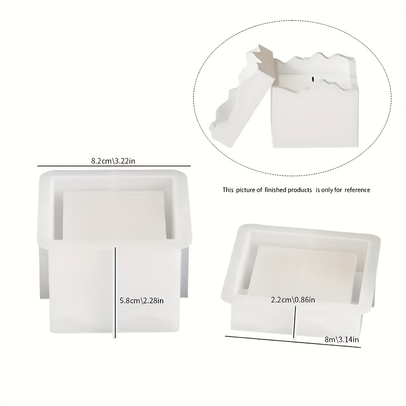 Moldes de silicone com tampas, - Candle Holder Supplies avaliação e preço