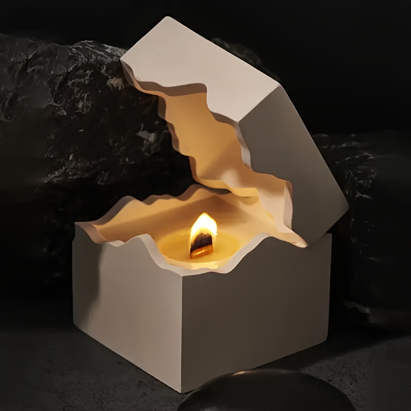 Moldes de silicone com tampas, - Candle Holder Supplies avaliação e preço