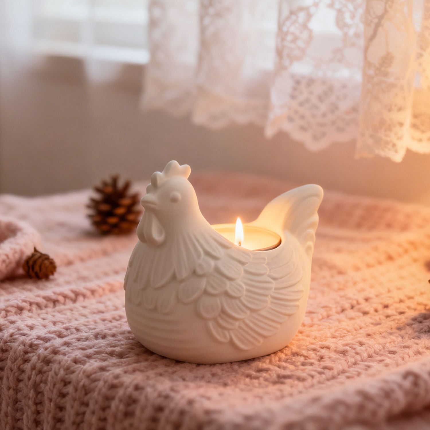 Diy 3d pequeno frango castiçal - Candle Holder Supplies avaliação e preço