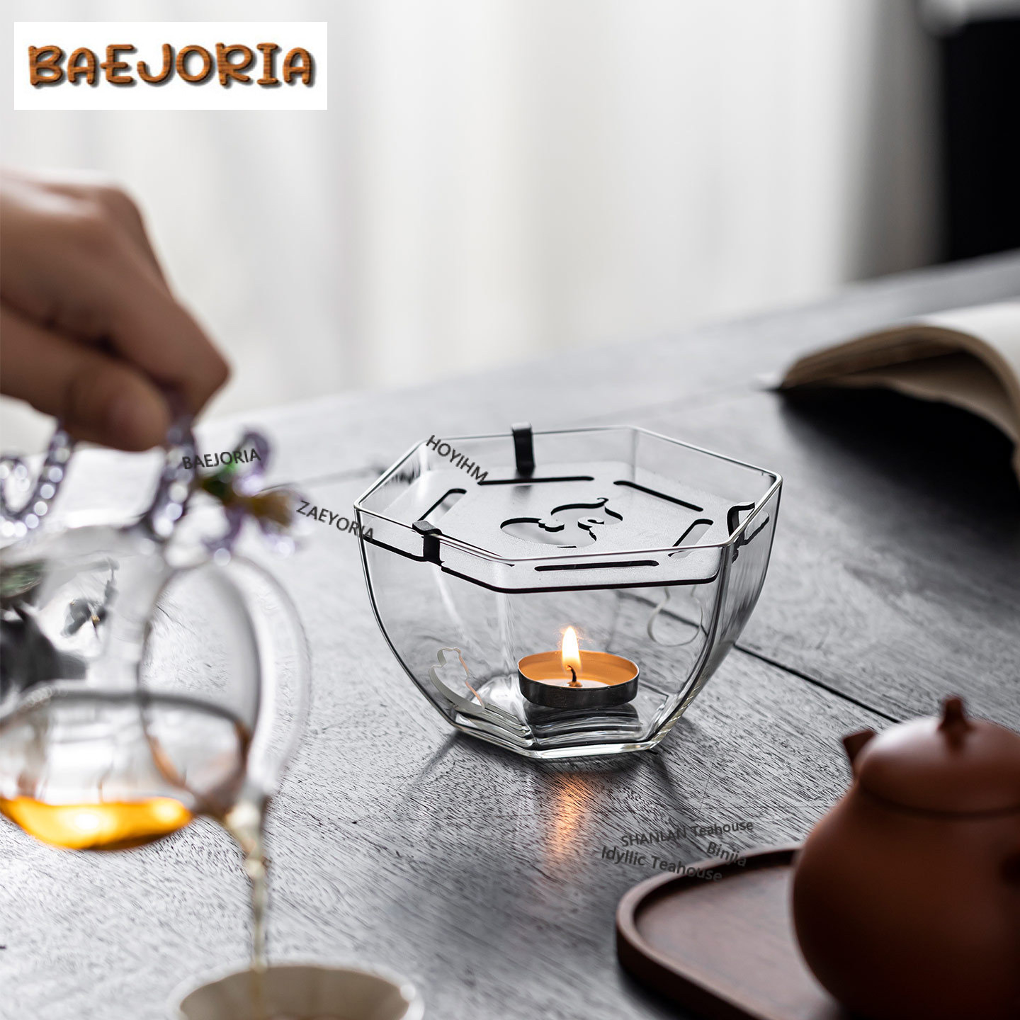 Suporte de Vidro Hexagonal em  - Candle Holder Supplies avaliação e preço